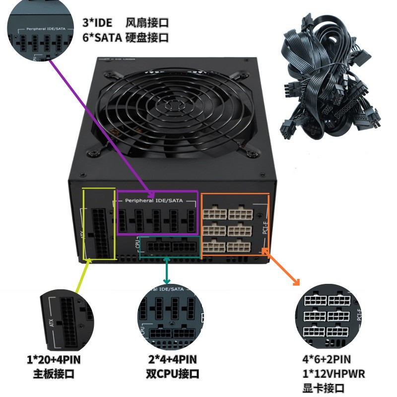 2000W ATX Computer Power Suppl - Atx Power Supply recension och pris