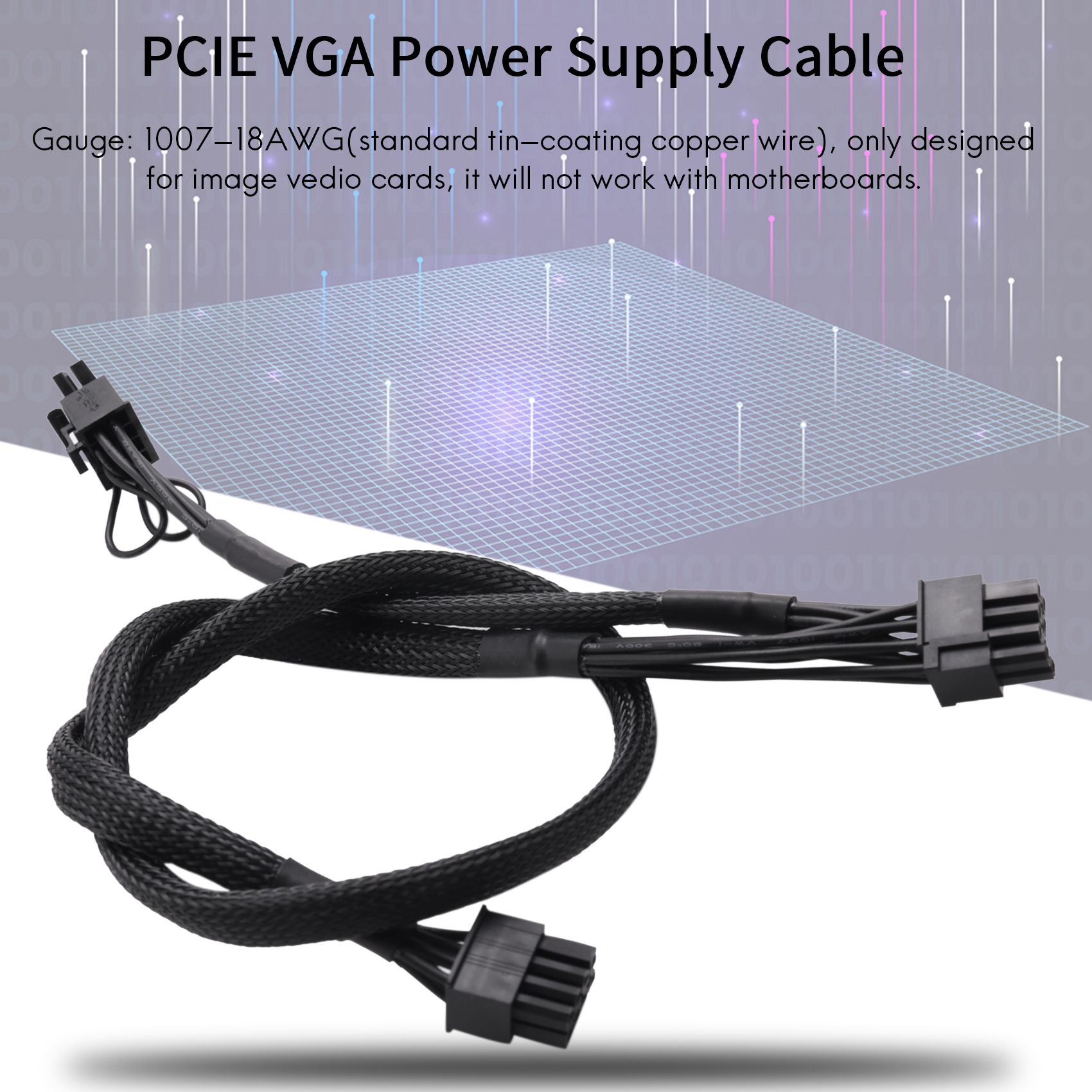 Advanced! PSU 8Pin to Dual 8Pi - Modular Power Supply recension och pris