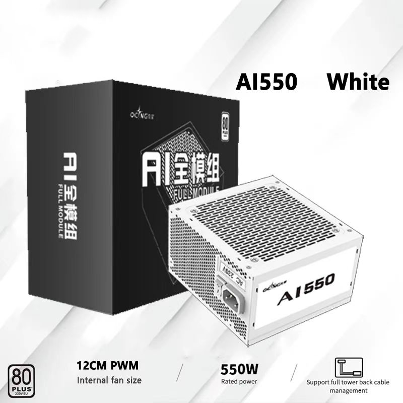 550W 650W 750W 850W White 80Pl - Power Supply 650W recension och pris