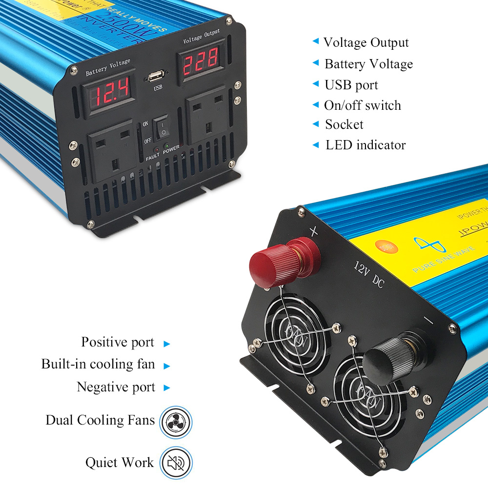 2026 Lvyuan Pure Sine Wave Inv - Power Supply 12V recension och pris