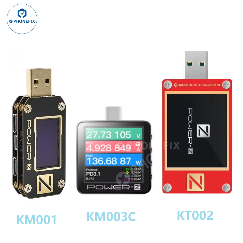 POWER-Z KM003C KT002 KM001 Typ - Power Supply Tester recension och pris