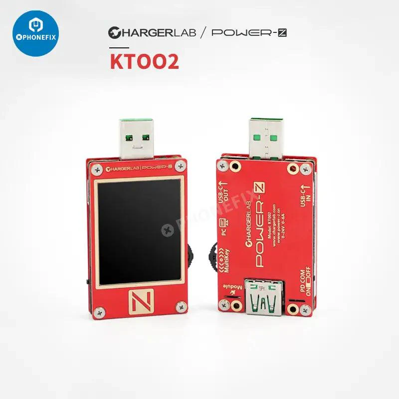 POWER-Z KM003C KT002 KM001 Typ - Power Supply Tester recension och pris
