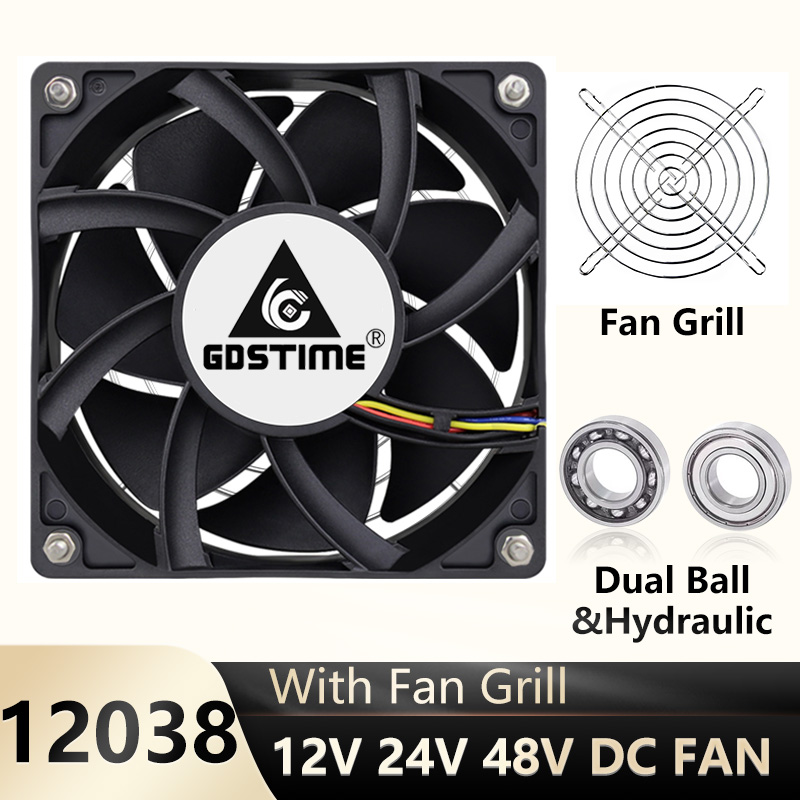 1P Gdstime 120mm X 120 X 38mm  - Server Power Supply recension och pris