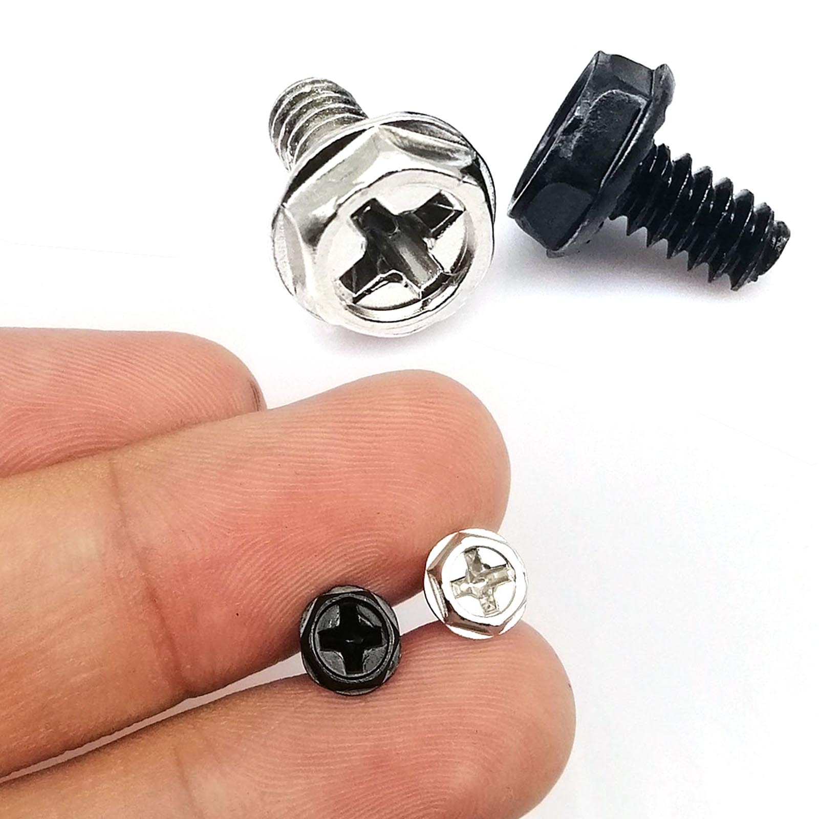 100pcs Black Silver 6#-32x5/6/ - Psu Computer recension och pris