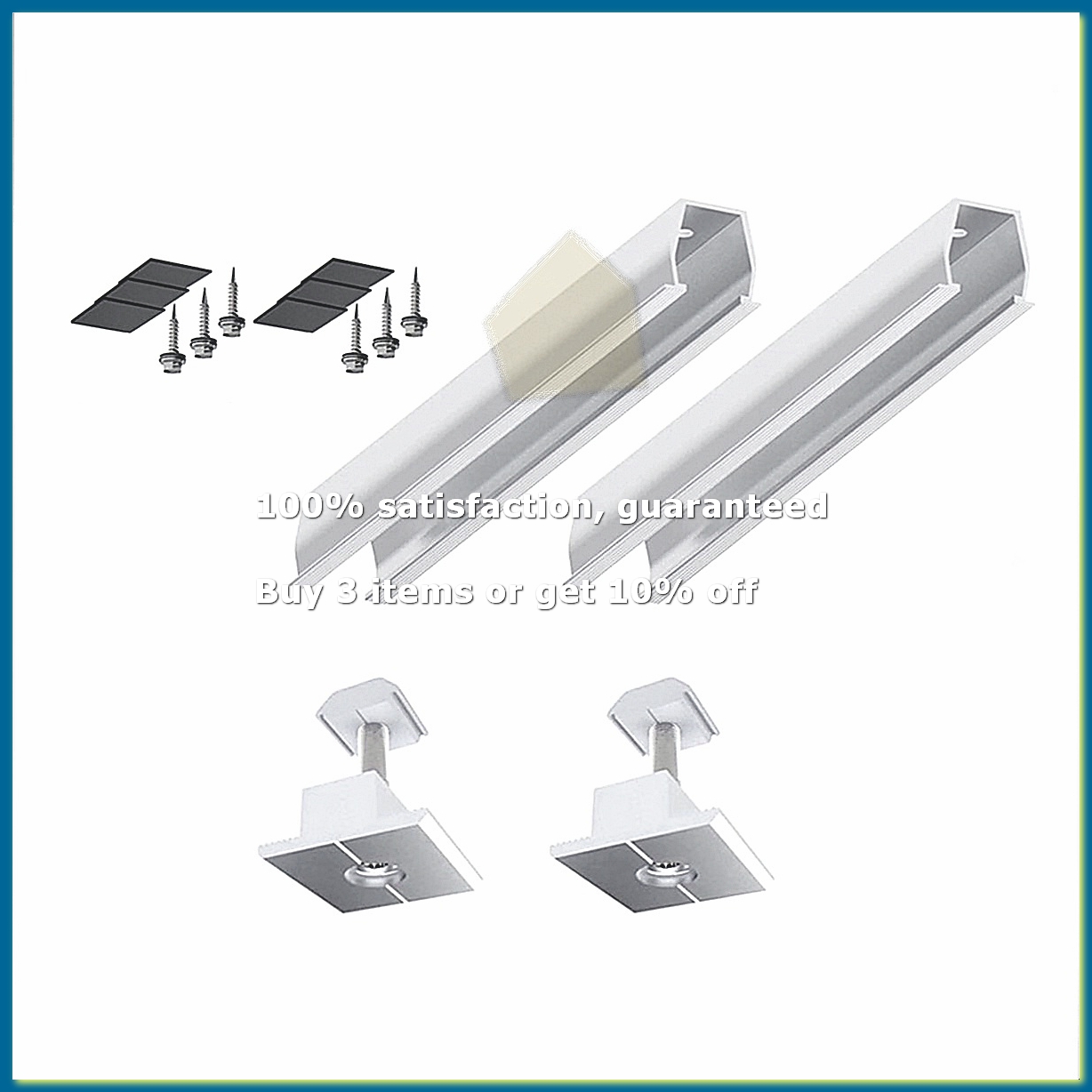 Solar Panel Mount Bracket Rail - Power Supply recension och pris