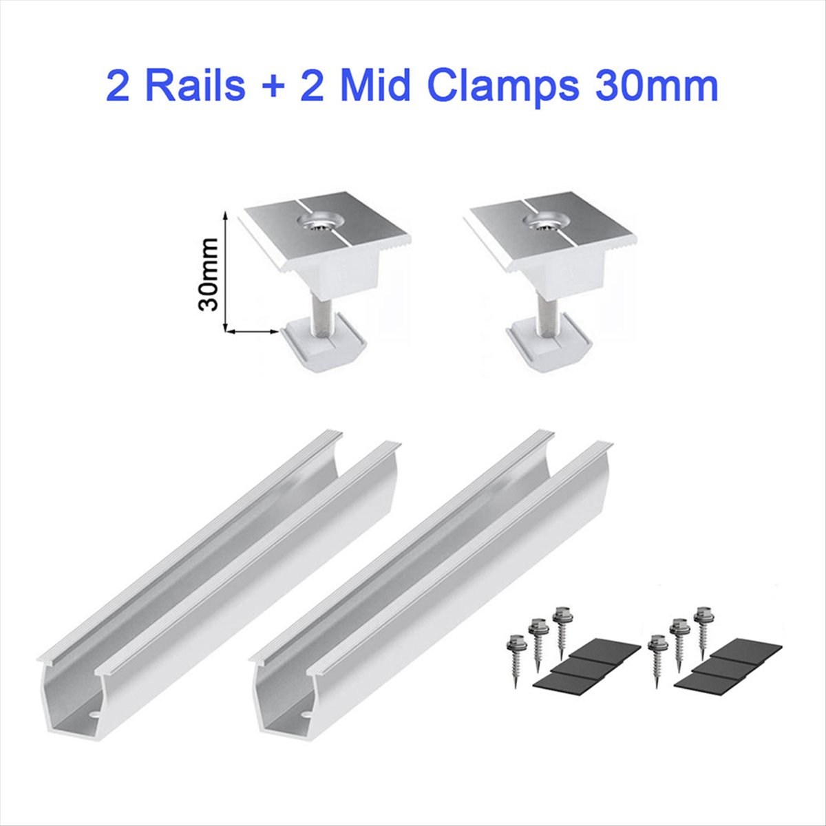 Solar Panel Mount Bracket Rail - Power Supply recension och pris