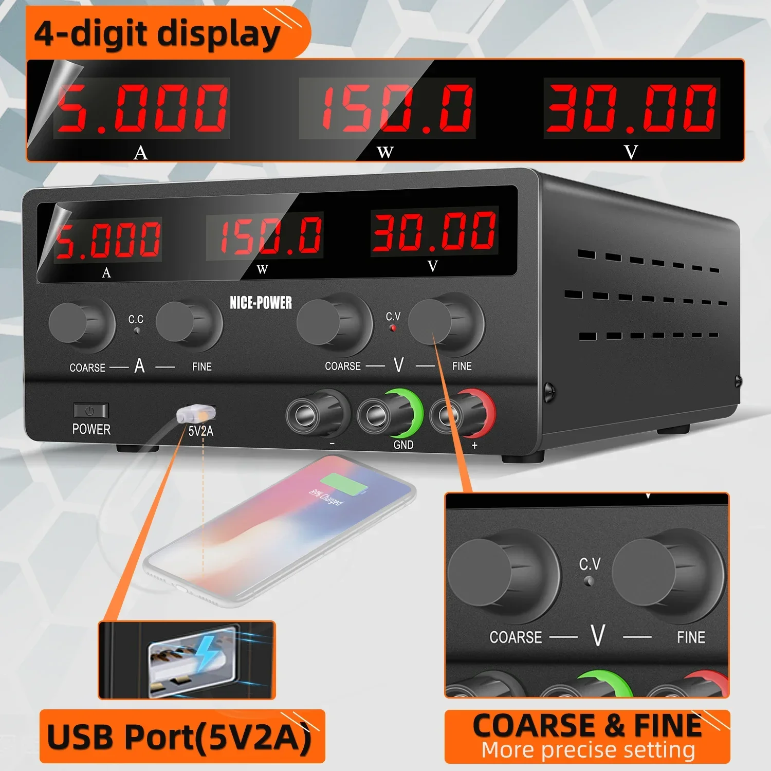 30V 5A 150W DC Power Supply NI - Smps Power Supply recension och pris
