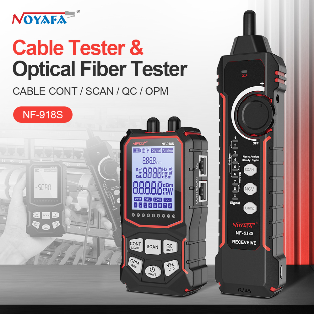 Noyafa Network Cable Tester LC - Power Supply Tester recension och pris