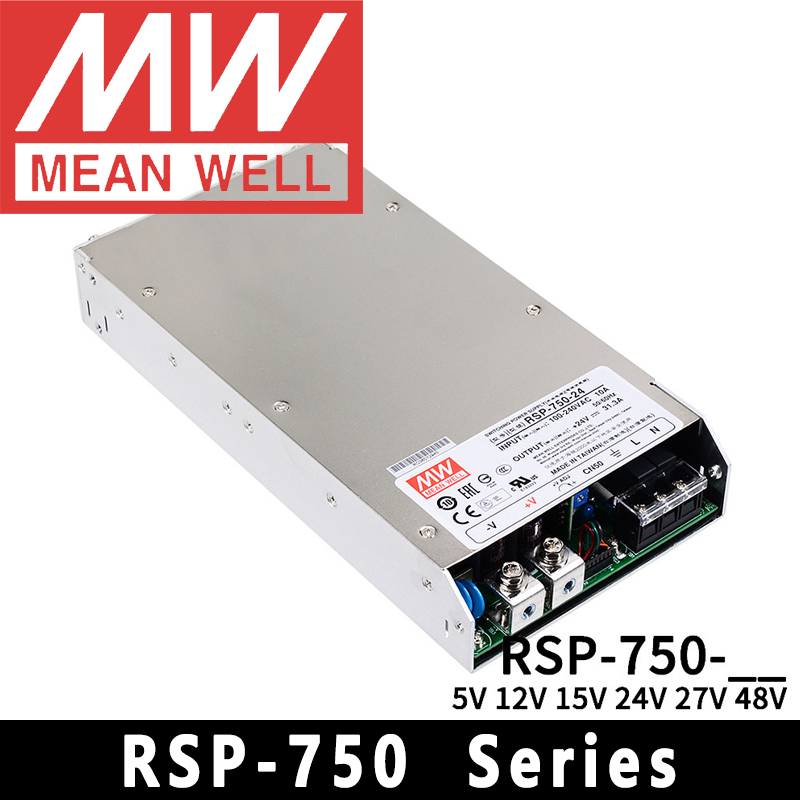 Mean Well RSP-750-5/12/15/24/2 - Power Supply 750W recension och pris