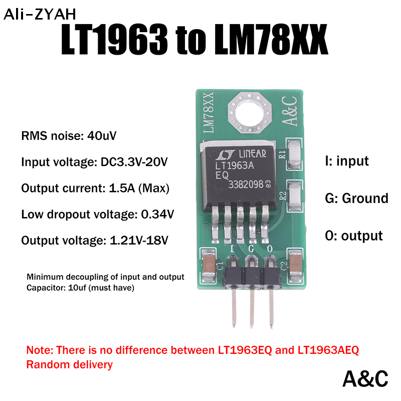 【TG16】1Pc 2026 New LT1963 - 78 - Power Supply 12V recension och pris