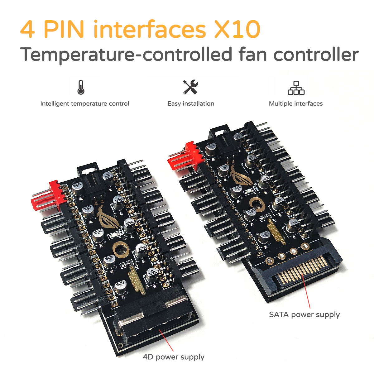 12V 4-Pin PWM Fan Controller H - Pc Power Supply recension och pris