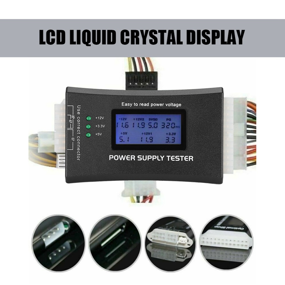 LCD Display ATX Power Supply T - Power Supply Tester recension och pris