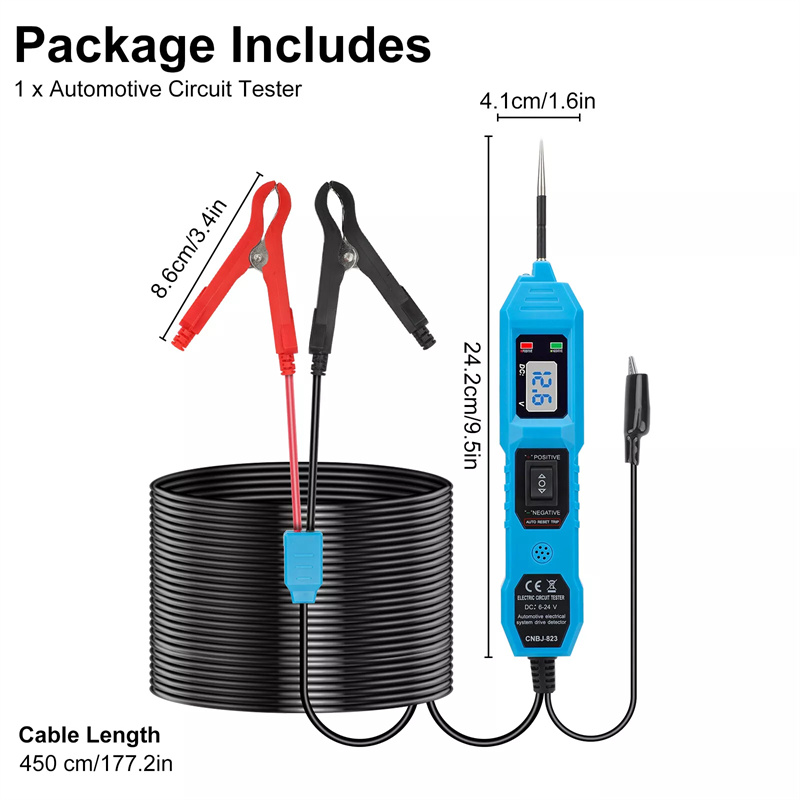 Fuse Tester LCD Circuit Tester - Power Supply Tester recension och pris