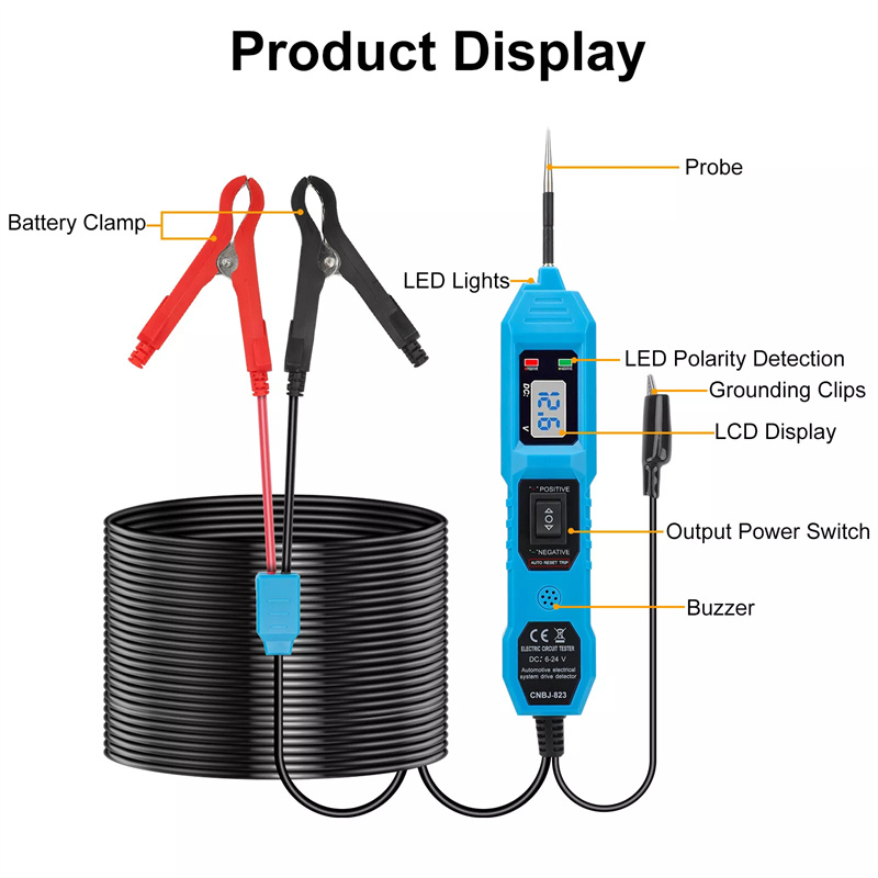 Fuse Tester LCD Circuit Tester - Power Supply Tester recension och pris