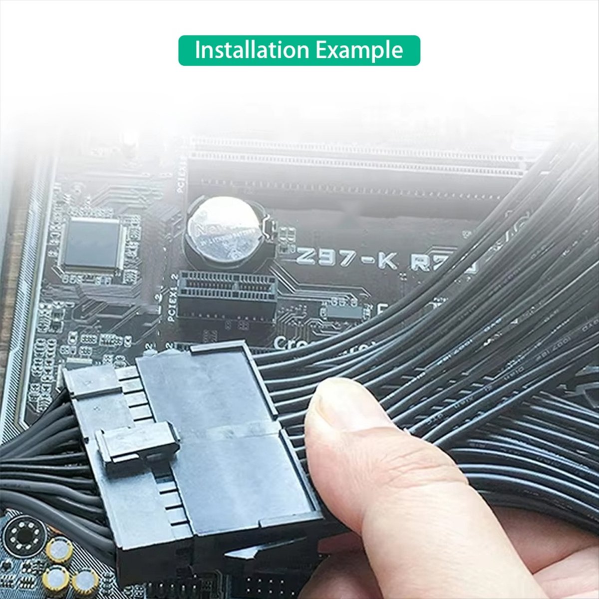 【A19R】ATX 24 Pin Male 1 to 3 P - Psu Computer recension och pris