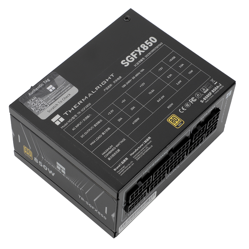 Thermalright SGFX850 Gold Full - Server Power Supply recension och pris