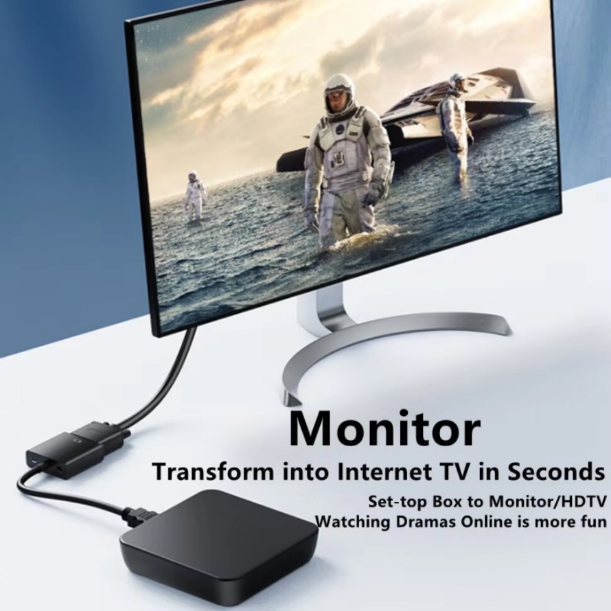 1080P HDMI-compatible to VGA A - Pc Power Supply recension och pris