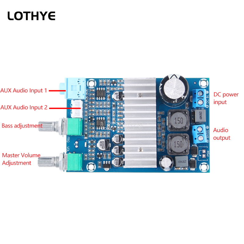 100W Subwoofer Amplifier Board - Modular Power Supply recension och pris