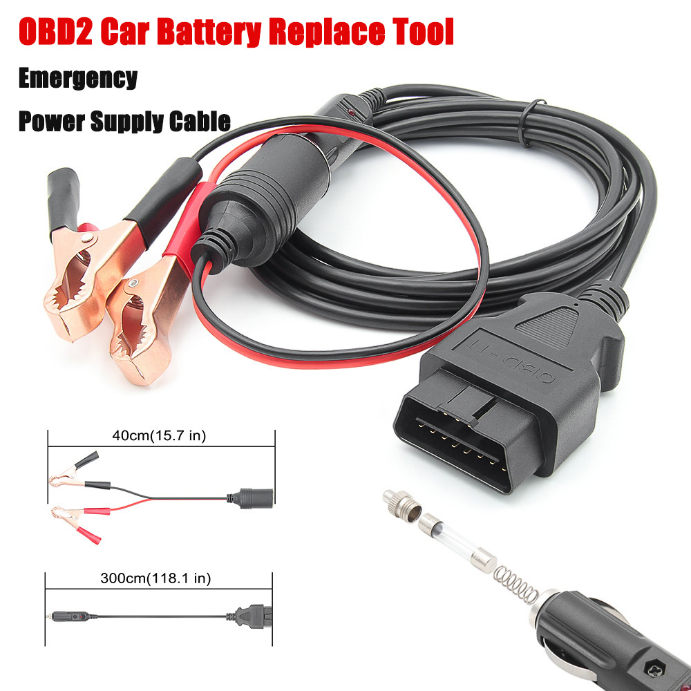 OBD2 Automotive Battery Replac - Power Supply Tester recension och pris