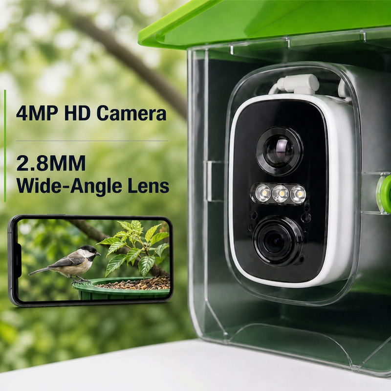 Camera Solar Bird Feeder D3-A1 - Power Supply recension och pris