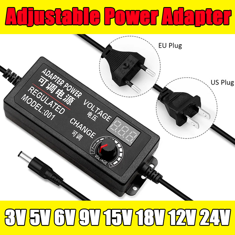 AC DC 3V 5V 9V 12V 24V Adjusta - Smps Power Supply recension och pris