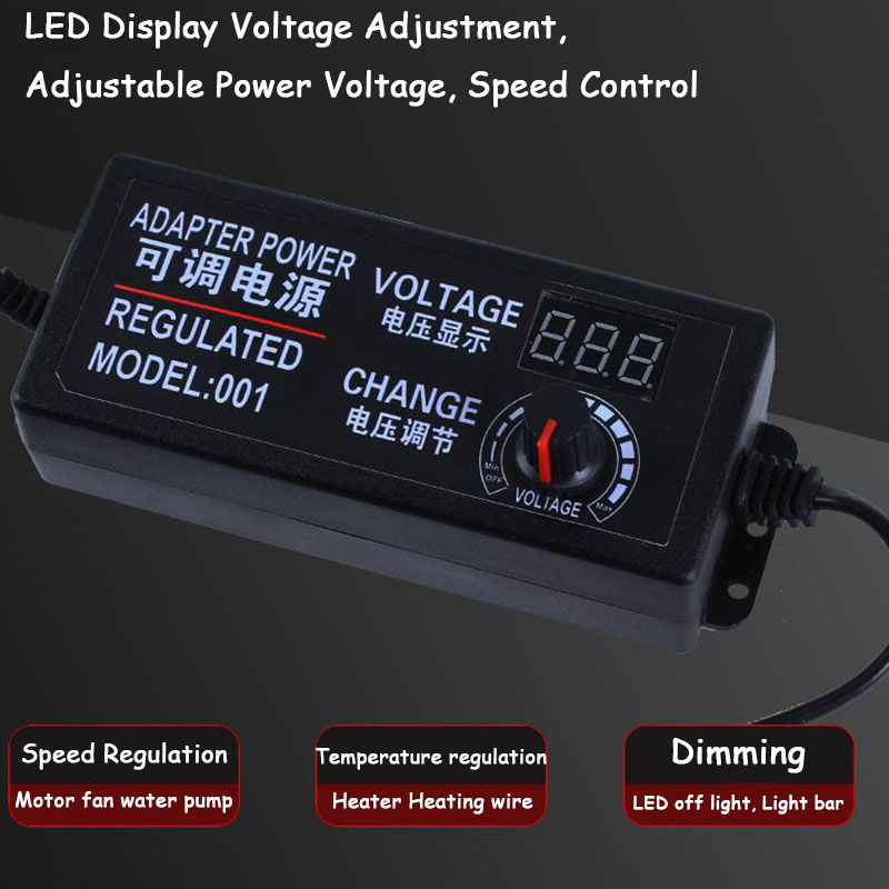 AC DC 3V 5V 9V 12V 24V Adjusta - Smps Power Supply recension och pris