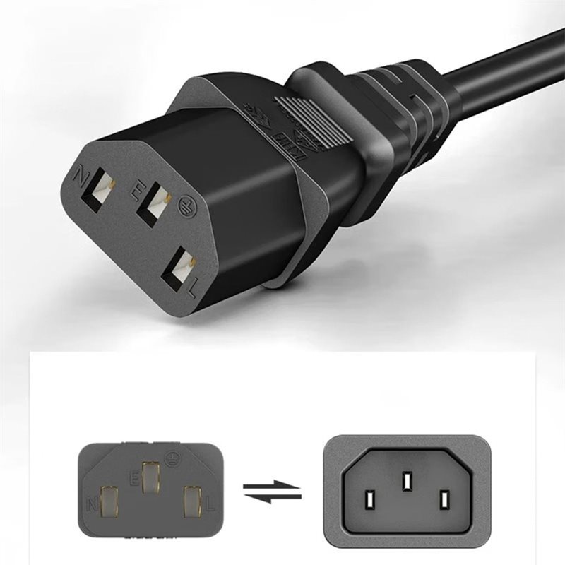 EU Plug C13 Power Supply Cable - Psu Computer recension och pris