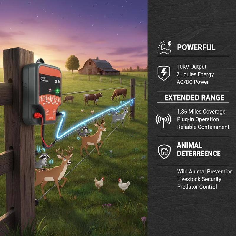 Livestock Energizer 10kV 2J Fo - Ac Power Supply recension och pris