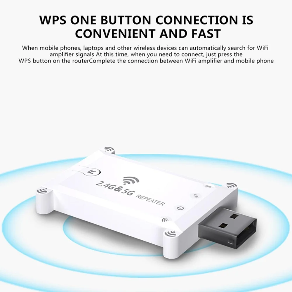 WiFi FIY 2.4g/5g Usb Wifi Repe - Server Power Supply recension och pris